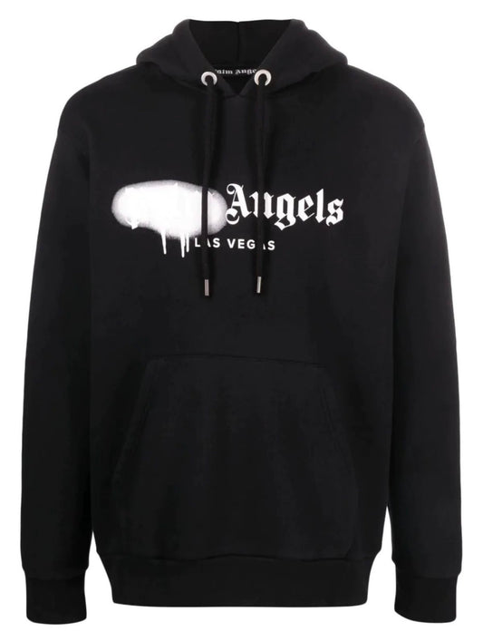 PALM ANGELS - LAS VEGAS SRAYED HOODIE